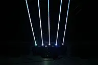 5 finger Laser (RGB) + 6 LED Gold Matrix  Moving head Light