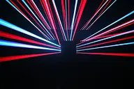 5 finger Laser (RGB) + 6 LED Gold Matrix  Moving head Light