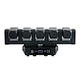 Five-finger Laser (RGB) + Six LED Gold Matrix  Moving head Light