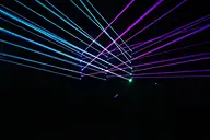 5 finger Laser (RGB) + 6 LED Gold Matrix  Moving head Light